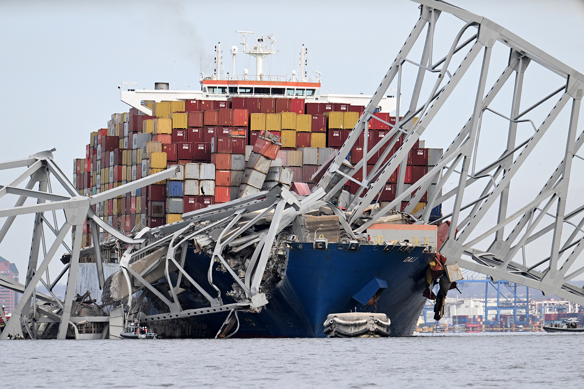 Baltimore Bridge Collapse Spurs Frantic Rescue Efforts